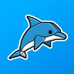 an origami dolphin